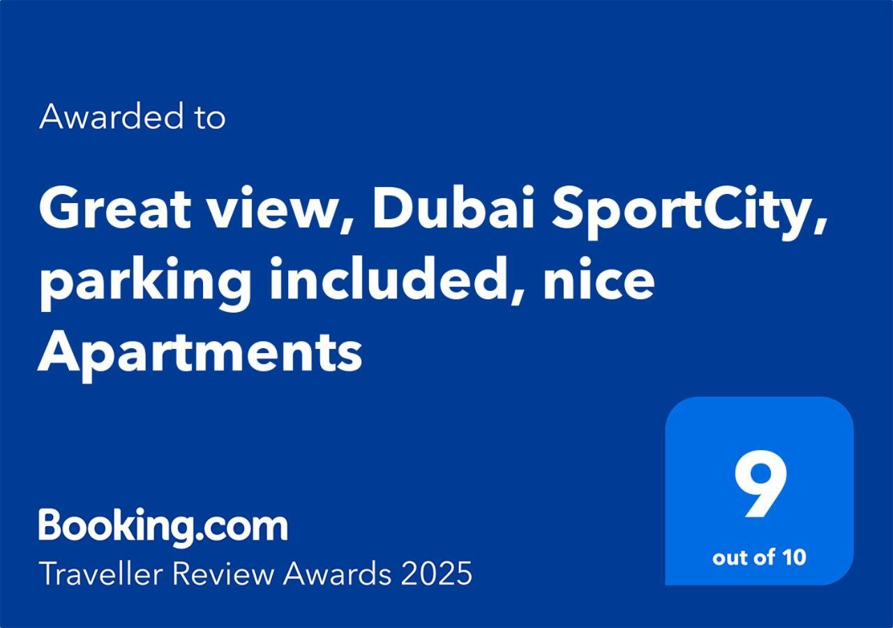 Great View, Dubai Sportcity, Parking Included, Nice Apartments Ngoại thất bức ảnh